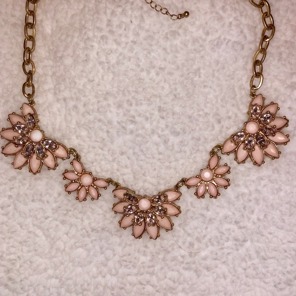 Baby Pink Statement Necklace - Picture 2 of 2